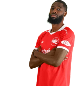 Porträtfoto von Ibrahima Diakité im Trikot des Bahlinger SC