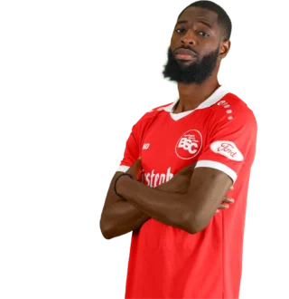 Porträtfoto von Ibrahima Diakité im Trikot des Bahlinger SC