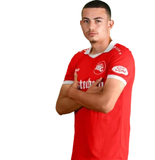 Porträtfoto von Elias Benali im Trikot des Bahlinger SC