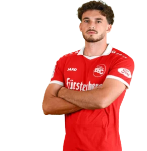 Porträtfoto von Erijon Shaqiri im Trikot des Bahlinger SC