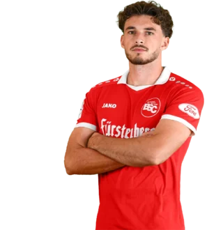 Porträtfoto von Erijon Shaqiri im Trikot des Bahlinger SC