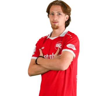 Porträtfoto von Ferdinand Scholl im Trikot des Bahlinger SC