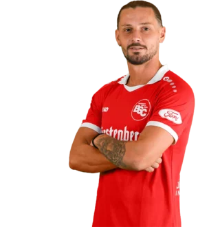 Porträtfoto von Hasan Pepic im Trikot des Bahlinger SC