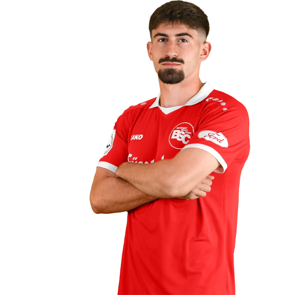 Porträtfoto von Karim El Abed im Trikot des Bahlinger SC