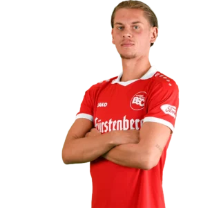 Porträtfoto von Laurin Tost im Trikot des Bahlinger SC