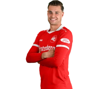 Porträtfoto von Luca Köbele im Trikot des Bahlinger SC