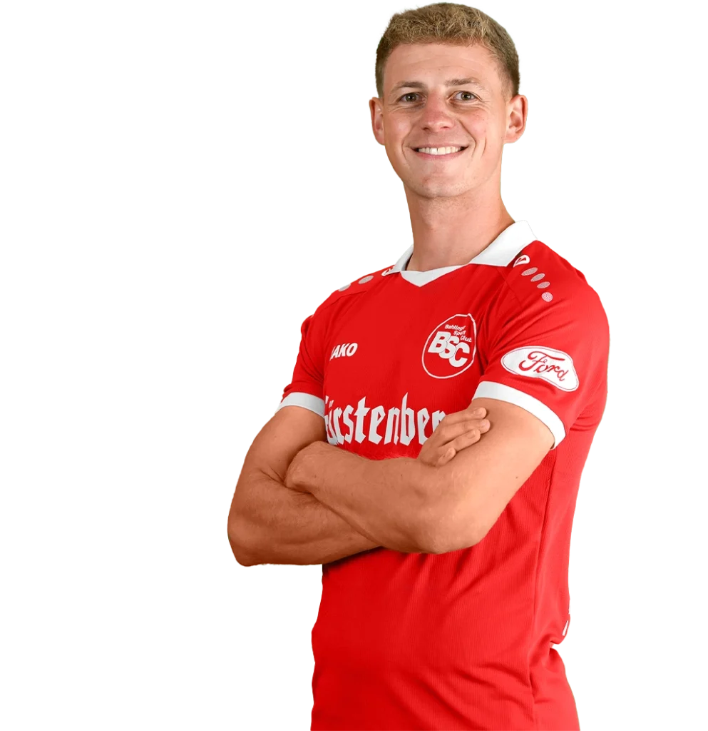 Porträtfoto von Marco Bauer im Trikot des Bahlinger SC