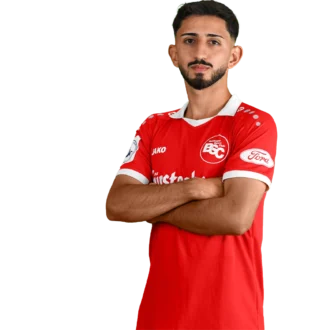 Porträtfoto von Samet Yilmaz im Trikot des Bahlinger SC