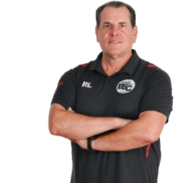 Jugendtrainer René Labusch im offiziellen BSC Shirt