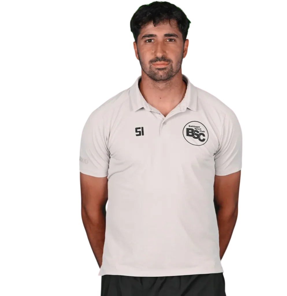 Portraitfoto von Serhat Ihan im Polo des Bahlinger SC