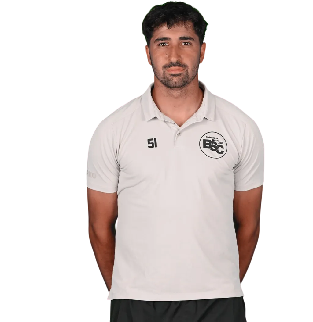 Portraitfoto von Serhat Ihan im Polo des Bahlinger SC